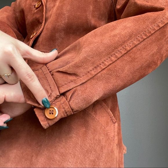 Neiman Marcus Brown Leather Jacket - Picture 10 of 13